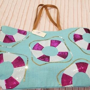 Beach Tote with Clutch